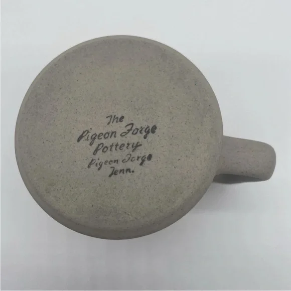 VINTAGE Pigeon Forge Pottery Tennessee Etched Deer Buck Art Coffee Cup Mug - Picture 7 of 9